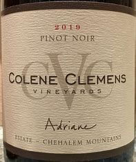 Colene Clemens Adriane Pinot Noir 2019
